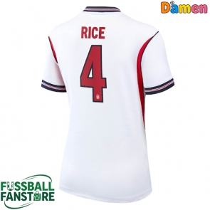 England Declan Rice #4 Replik Heimtrikot Damen WM 2026 Kurzarm